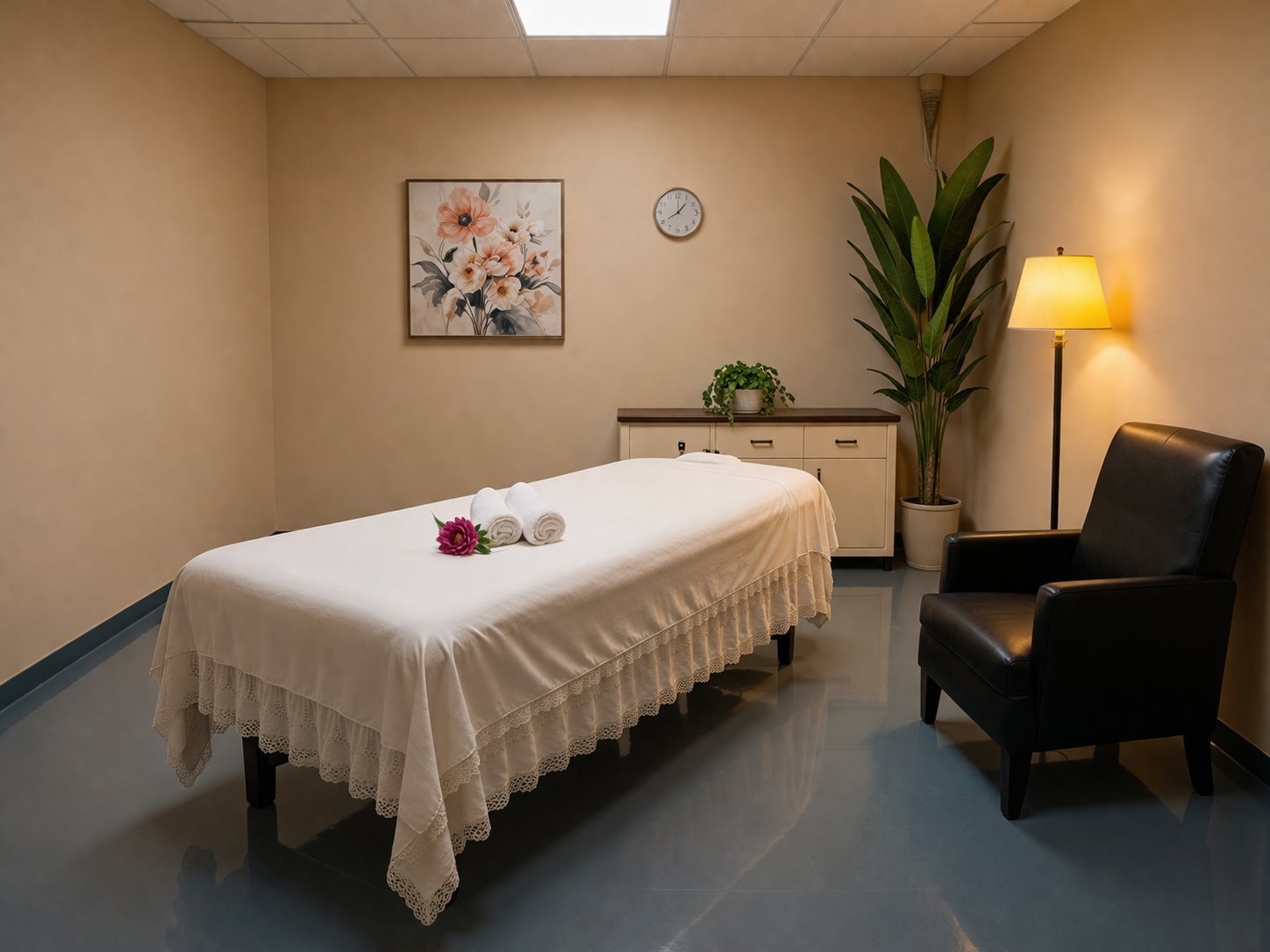Private massage room Garden Spa Carpinteria